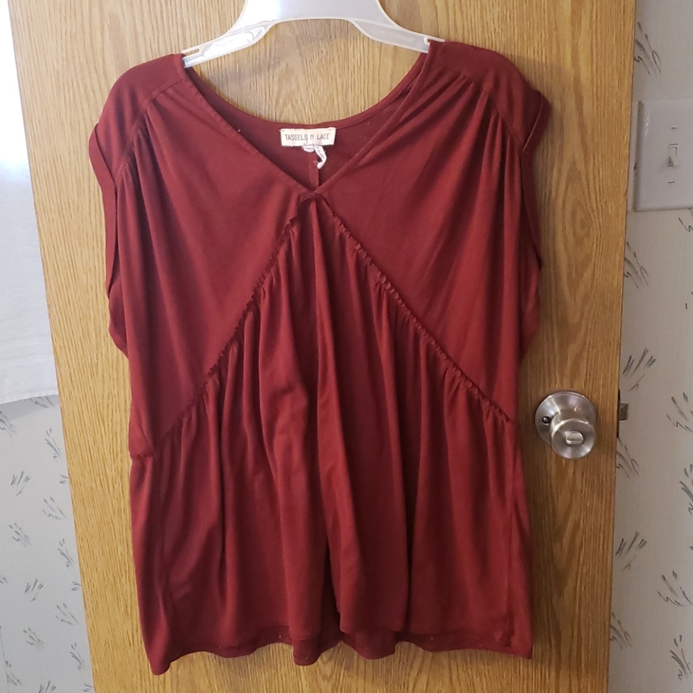 A velvety soft dramatic V-Neck